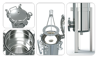 High Flow Rate Single Cartridges Filter Housing(High Pressure/Vertical) High Flow Rate Single Cartridges Filter Housing(High Pressure/Vertical)